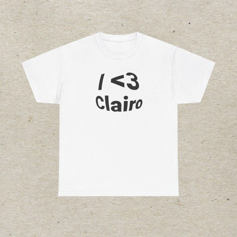 Clairo TShirt Clairo Minimalist Graphic Tee For Clairo Fans Indie Music Shirt